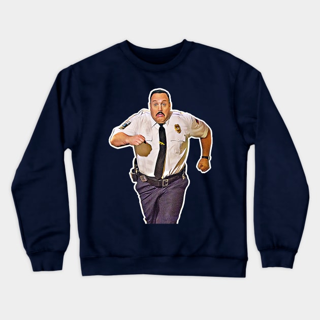 Paul Blart Meme Design Crewneck Sweatshirt by DankFutura